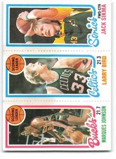 1980-81 Topps #48 Marques Johnson/ Larry Bird/ Jack Sikma NM+++ TL  ID:290083