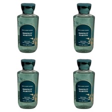 Four 4x Bath and Body Works Moonlit Martini Body Wash with Pro-Vitamin B5, 10 Oz