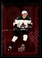 2024-25 Upper Deck Fluorescence Red Josh Doan Rookie Utah Hockey Club #F-16