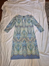 WOMEN'S TALBOTS MIDI  PAISLEY DRESS SIZE MEDIUM