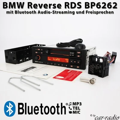 Original BMW Reverse RDS BP6262 Bluetooth Radio Kassette FSE Mikrofon Autoradio - Bild 1 von 4