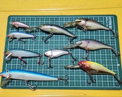 Rapala company, Shad Rap, Count Down, etc. 9 sets