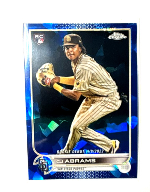 2022 Topps Chrome Update Series Sapphire Edition - Rookie Debut C.J. Abrams...