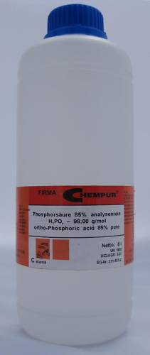 1l PHOSPHORSÄURE 75% LEBENSMITTELQUALITÄT E338 ROSTENTFERNER H3PO4