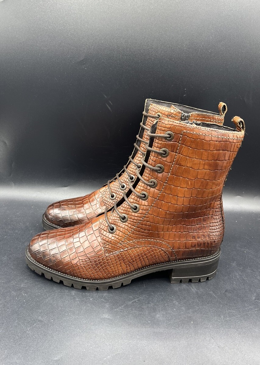 Leather Prestone Boots Dune NEW Dune London Prestone Ankle Brown