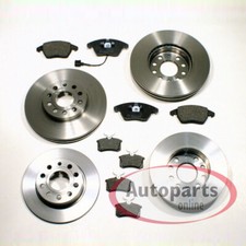 Bremsscheiben 288 mm + 255 mm Bremsbeläge vorne hinten für Seat Leon