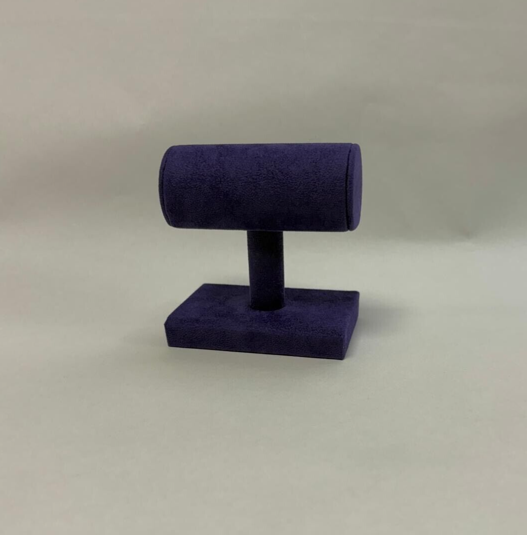 Bracelet / Bangle Stand Jewellery Display (Purple Suedette) Made in the UK