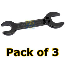 3 x Gas bottle cylinder combination spanner & spindle key DF drop forged
