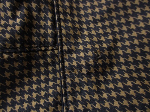 Footjoy Jacket Mens Large Brown/Black DryJoys Full Zip Snap Houndtooth Golf - Picture 5 of 17
