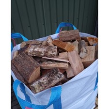 Brennholz | 2 Paletten von 0,30 RM | Mischholz aus Buche, Birke und Erle