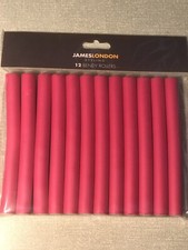 FOAM HAIR CURLING ROLLERS Styling Twist Sponge Cushion 12 Bendy Rollers