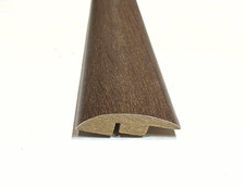Dark Brown Charleston Oak MDF Laminate Door Bar Trims Ramp End Edge T Bar Strips