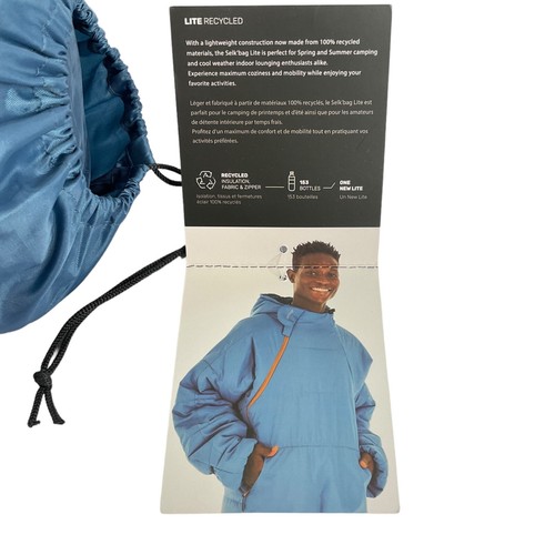 Selk Bag Suit Wearable Sleeping Bag Sz S Up to 4’11” Outdoor Camp Hike $149 New - Picture 4 of 12