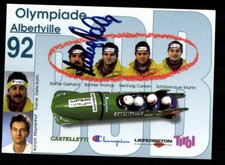 Thomas Bachler Autogrammkarte Original Signiert Bobfahren + A 203043