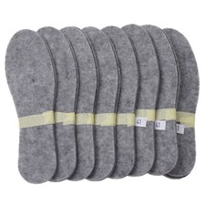 WINTER THICK FELT INSOLES SHOES BOOTS INNER SOLES MENS LADIES ALL SIZES WARM