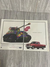 Ford Ranger Built Fun Tough Magazine Ad 2 page Our Basic Concept 1997