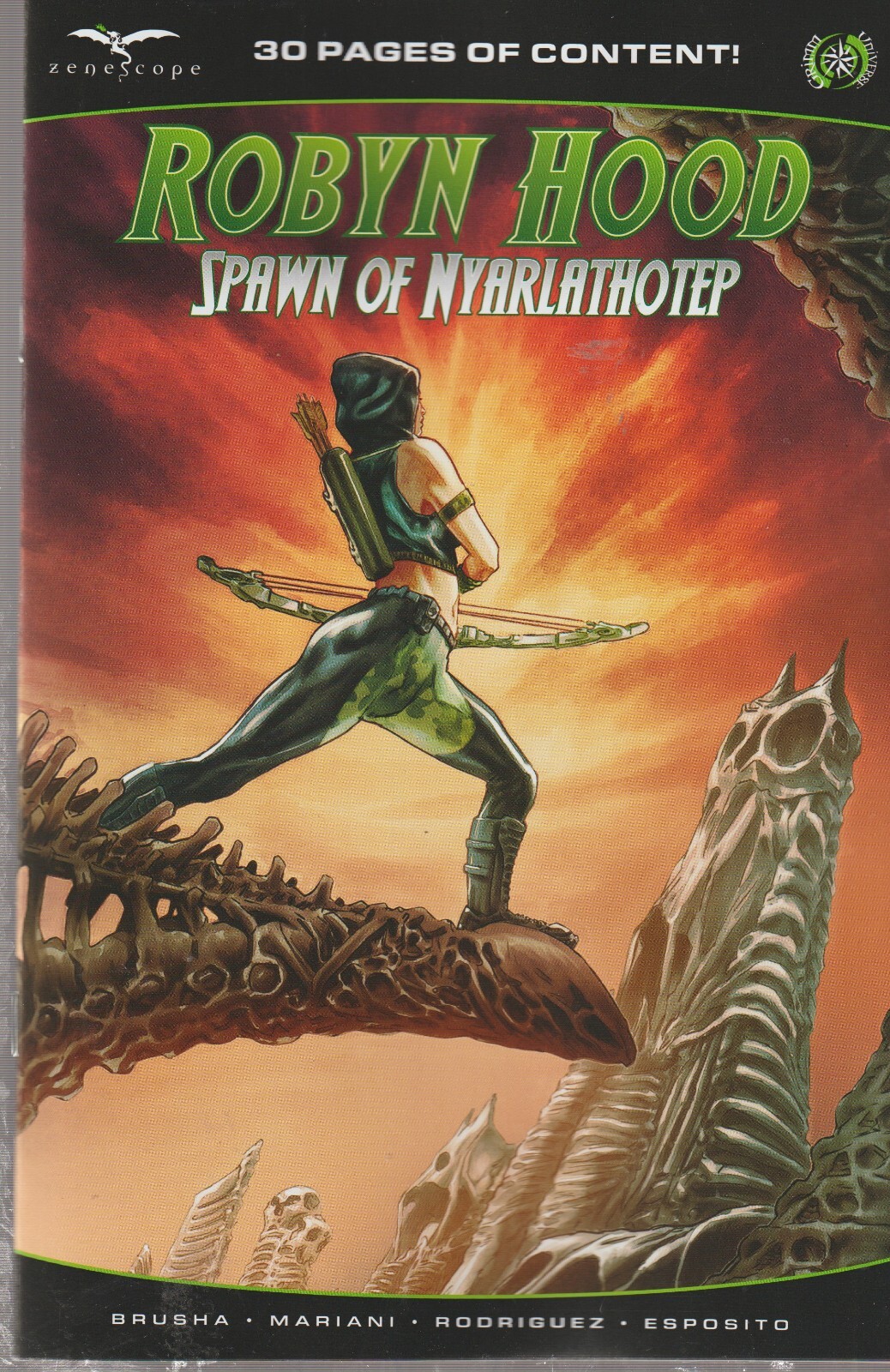 ZENESCOPE COMICS ROBYN HOOD SPAWN OF NYARLATHOTEP #1 MAY 2023 VARIANT A NM
