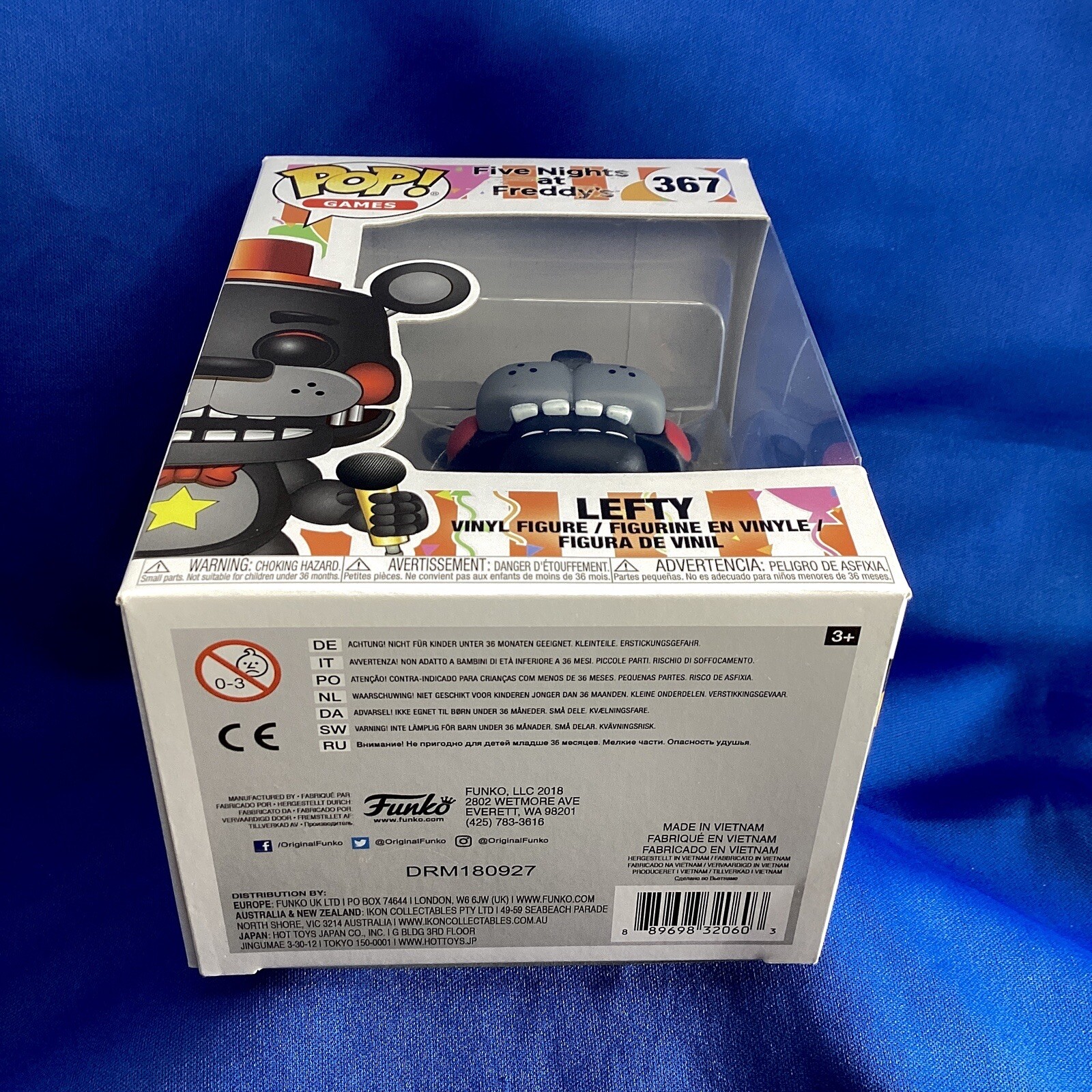 Pelucia Funko Five Nights at Freddy - Fnaf Pizza Simulator Lefty Pop! Vinyl  Figure #367