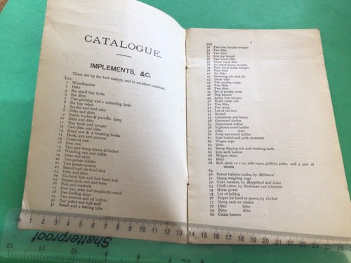 Victorian Livestock Auction Catalogue Farming & Agriculture sales A18087 - Picture 3 of 6