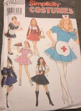 VINTAGE SIMPLICITY Sewing Pattern # 8851 Misses' COSTUME size 6-8-10-12 UC/FF