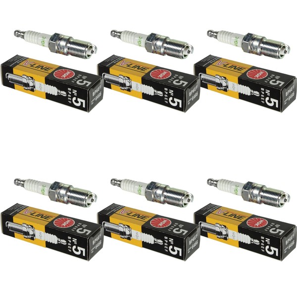 6X Original NGK ZüNdkerze 6466 V-Line 5 Typ BP6EFS ZüNd Kerze-image