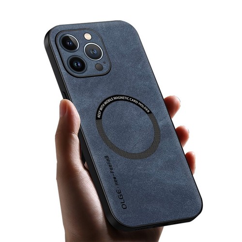 Für iPhone 16 15 14 Pro Max 13 12 Luxus Stoßfest Magnet Leder Hülle Cover - Bild 11 von 14