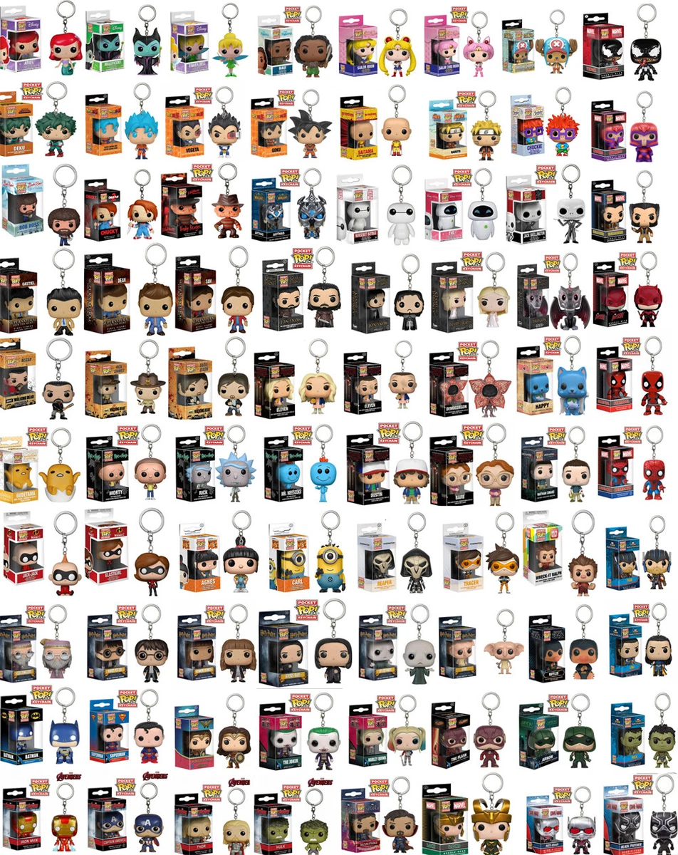 Funko pop store keychain list
