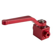 Aluminum Brake Line Lock Shut Off Valve 1/8" NPT Billet Red BRAND NEW UPGRADE
