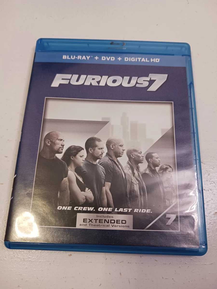 Furious 7 Bluray Disc Only NO DVD | EBay