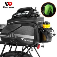 WEST BIKING impermeabile guscio rigido MTB bici bicicletta portapacchi borsa