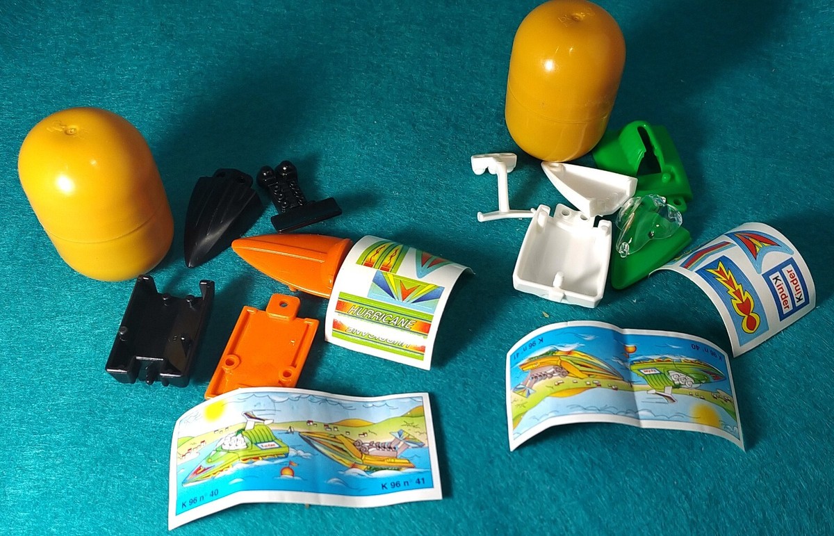 Kinder Surprise 1995 Seaplanes Model Airplanes Set – Plastic Toy Miniatures