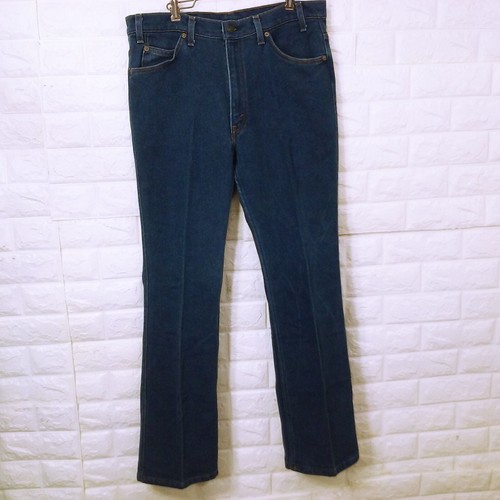 Vintage Levi's USA-Made Denim Jeans 36x34 Bootcut 5-pocket Red Tag Dark Wash - Picture 2 of 9