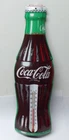Vintage Tin TCA Coca-Cola Bottle Wall Thermometer, Near Mint