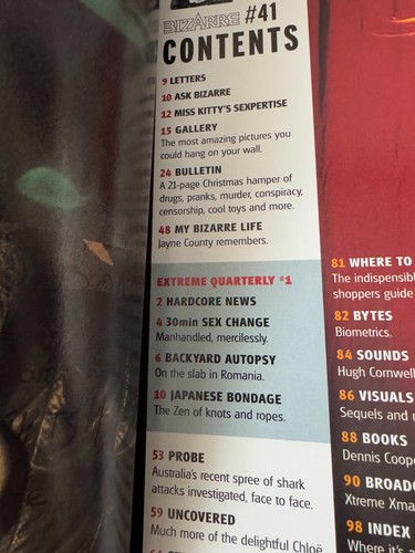 Bizarre Magazine Multi-listing - Choose Your Issue. Buy 4 get 15% off! - Picture 116 of 299