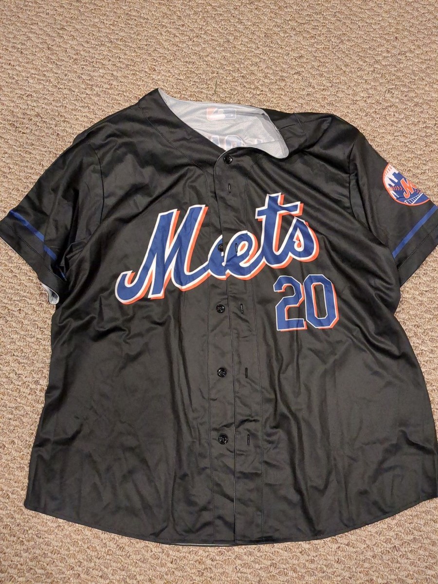 CustomCat New York Mets Retro MLB T-Shirt Ash / 5XL