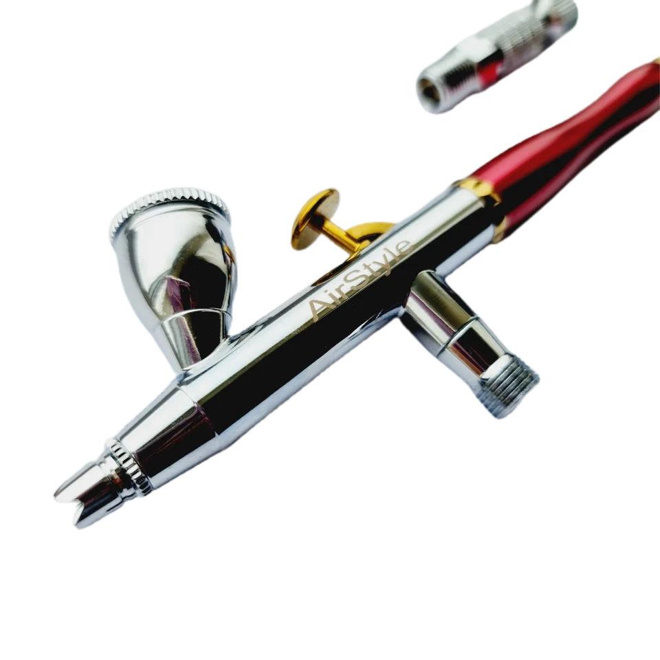 Deluxe Double-Action Elegant Airbrush AS-003 with 0.20mm Nozzle & Quick Disconec - Image 3 of 4