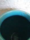 VIntage McCoy Turquoise Oil Jar 12 1/4" — photo 3