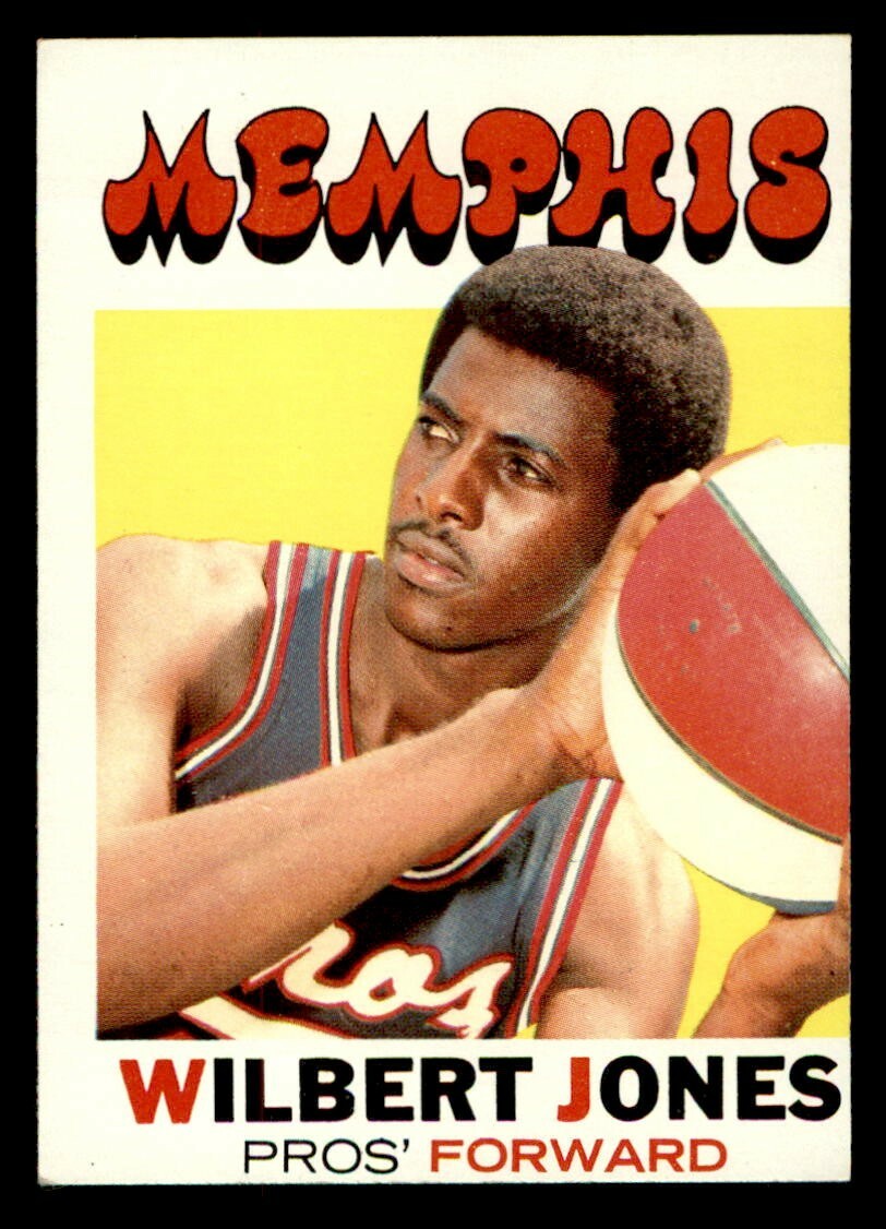 Wilbert Jones #168 Basketball Cards 1971 Topps trading card — raw and PSA graded price guide