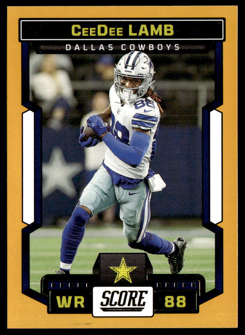 2023 Score #228 CeeDee Lamb Gold Dallas Cowboys