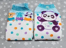 Abdl Lot Of 2 Rearz Critter Caboose Plastic Backed Diapers Size Extra Large 
