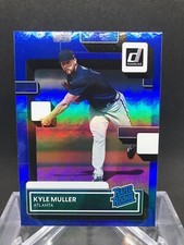 Kyle Muller 2022 Donruss Rated Rookie HOLOFOIL BLUE Atlanta Braves RC #32