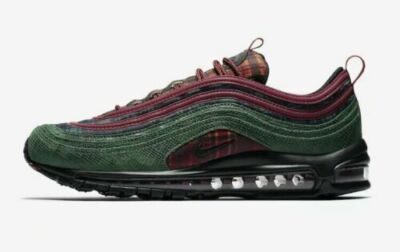Nike Air Max 97 NRG Size 5.5 Women Jacket Pack Red Midnight Spruce AT6145-600