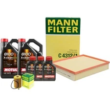13L Motul 8100XCLEANEFE 5W30 Mann Filter Motor Air Oil Kit For Sprinter 2500 3.0