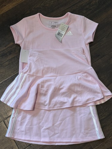 2 Pc Adidas Pink Dress And Skirt Size 6 NWT - Picture 4 of 4