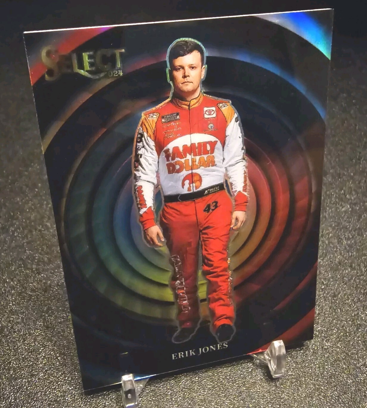 ERIK JONES - 2024 Panini Select Racing -  COLOR WHEEL - SSP - Case Hit
