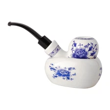 Portable Chinese Classical Ceramic Pipe Stand Rack Holder Rest Tobacco Smoking