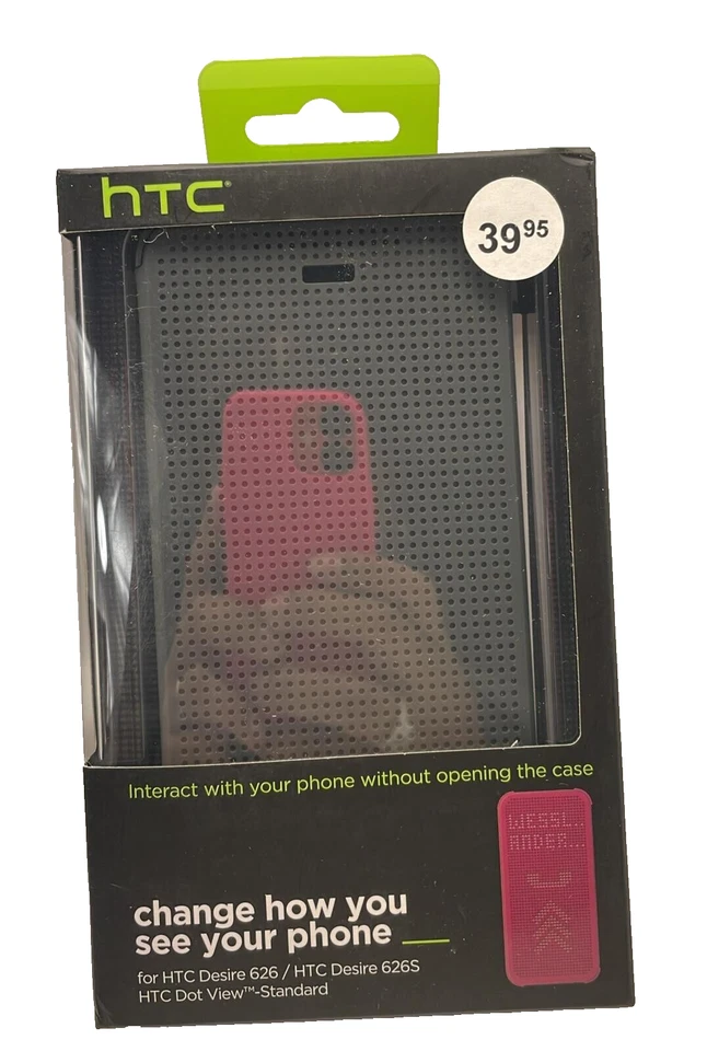 HTC Dot View Standard Custodia per HTC Desire 626/626S, Grigio - Immagine 4 di 4