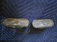 Nos Pair Of Amc Rambler Scrambler American Reverse Light Housings Wlenses