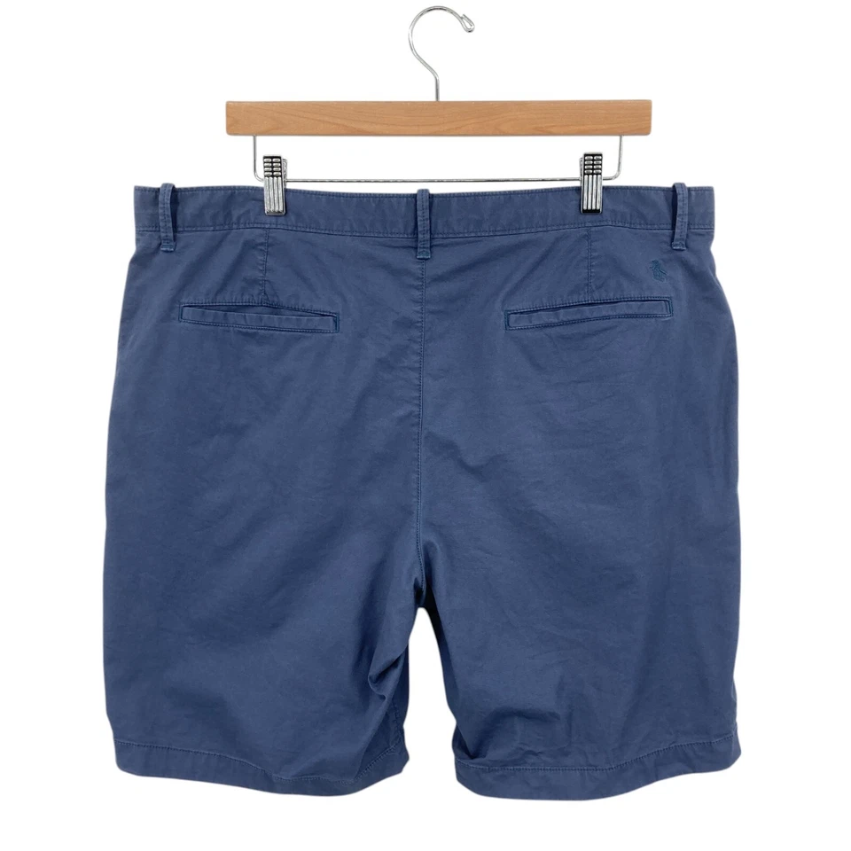 Pantalones Cortos Penguin Para Hombre 38 Azul Chino Elastizados Cómodos Bolsillos Cortados Ajuste Original Foto 2 de 4