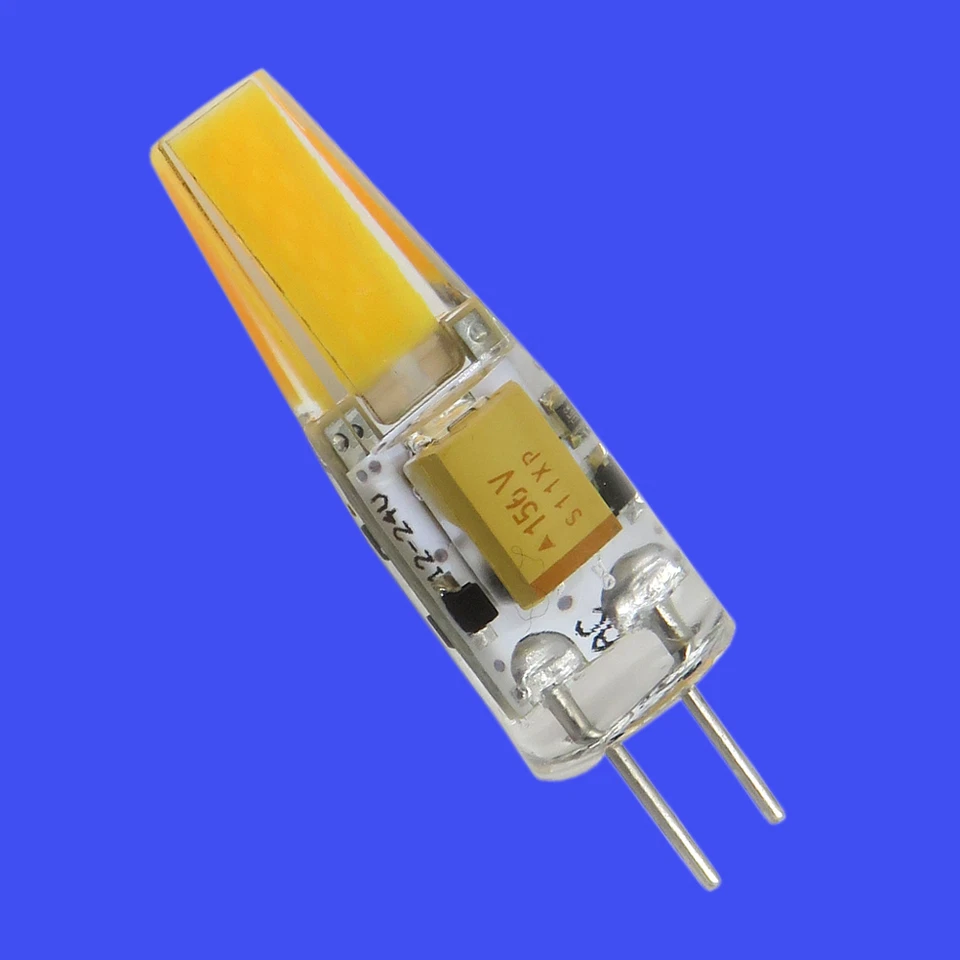 10x G4 COB 1505 LED Light Bulb 2W RV/Boat Lamp AC12V/DC12~24V Warm White 2700K H - Image 4 of 4